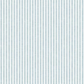 small stripes - linen textured stripes - light blue - LAD21