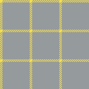 spread out gingham yellow ong gray