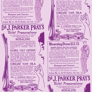 1915 Cosmetics and Mourning Dress Ad