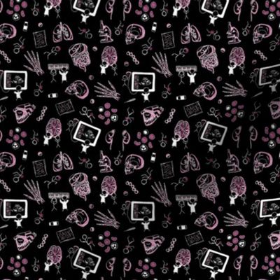 Academic Medicine - Pink on Black