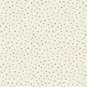 Dotty Spot - Cream & golden