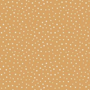 Dotty Spot - mini micro dots - earth tones ochre