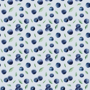 Blueberries//Blue - Med Scale