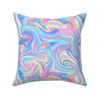 Pastel Liquid Prism Colors of pearly opalescent Iridescent Brilliance