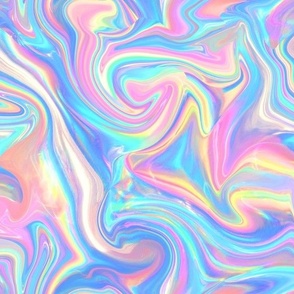 Pastel Liquid Prism Colors of pearly opalescent Iridescent Brilliance