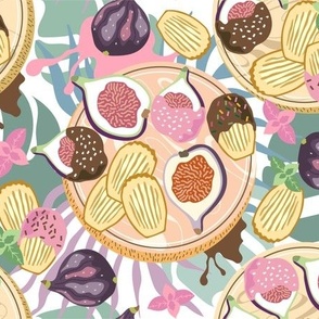Figs and Madeleine Cookies  