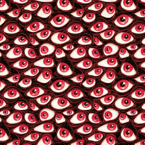  Wall of Eyes in Black