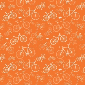 I love bikes orange