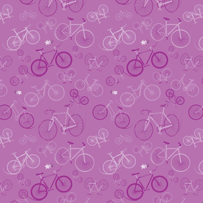 I love bikes pink and purple