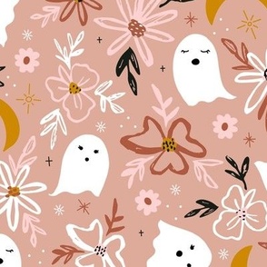 Ghosts and Floral Pink