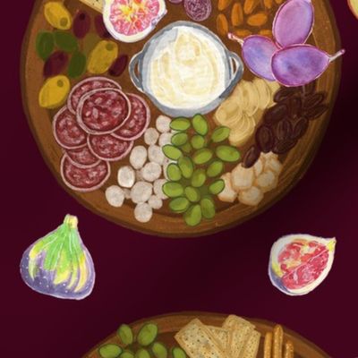 charcuterie and fruits