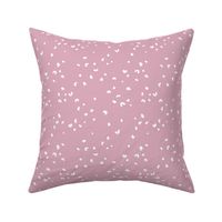 Wild spots abstract leopard spots and cheetah print orchid pink white