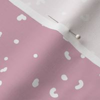 Wild spots abstract leopard spots and cheetah print orchid pink white