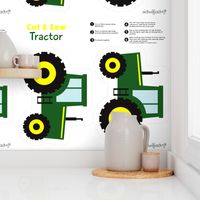 Cut and Sew Farm Tractor Toy 