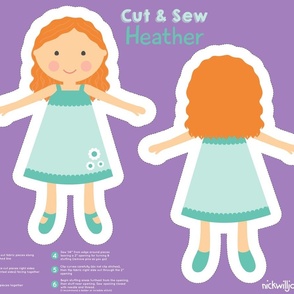 Cut and Sew Red Head Doll -23