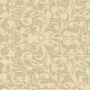 Floral linen pattern