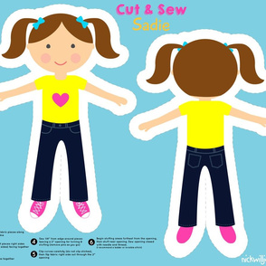 Cut and Sew Doll Brunette