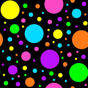 Neon Polka Dot
