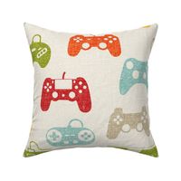 Game Controllers Taupe Linen - extra large scale