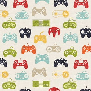 Game Controllers Taupe Linen - LARGE SCALE