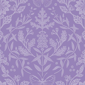 Medium // Dahlia Damask // Lavender