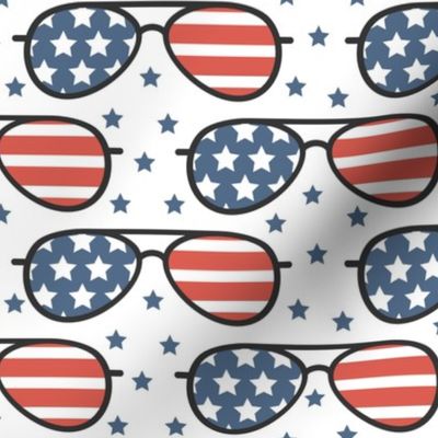 Patriotic Sunglasses - large scale
