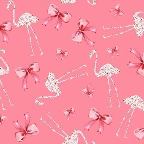 Flamingo _ Flowers _ Bows