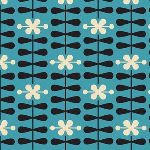 Pattern 0097a - art deco flowers