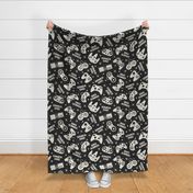 Gamer Dad Charcoal Linen - extra large scale