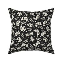 Gamer Life Charcoal Linen - medium scale