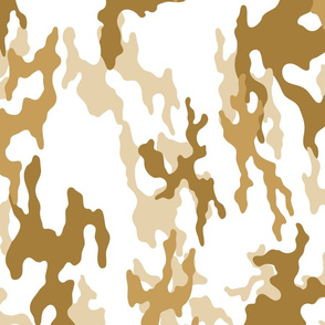 Camouflage in bronze taupes