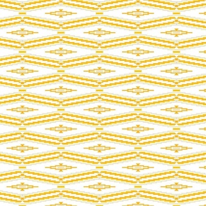 southwest diamond stripe in golden yellow
