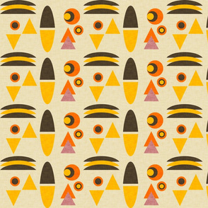70s Groovy abstract pattern- Retro Vintage Mid Century Modern Design
