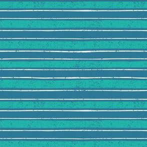 Nautical Stripes in Teal & Blue