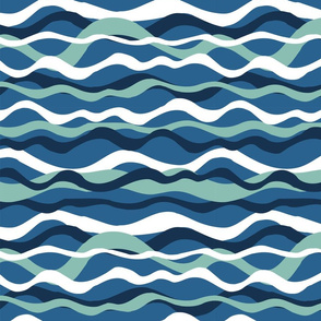 ocean waves - medium