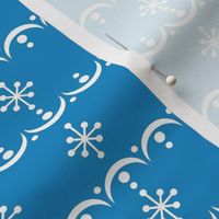 Blue Snow Garland