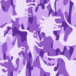 Purple Camo Dinosaurs Rotated - extra large scale