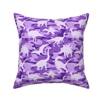 Purple Camo Dinosaurs - medium scale