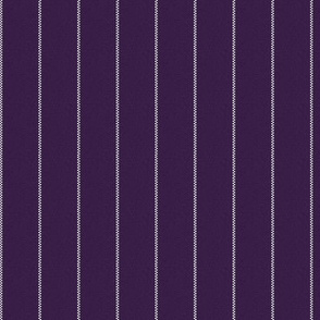Plum Purple Pinstripe