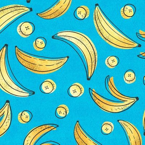 This Pattern is Bananas - Blue