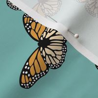 Monarch Butterfly on Sea Glass med spsqfall21
