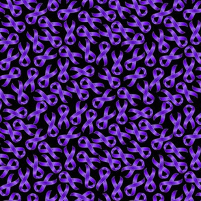 purple ribbons on black small scale