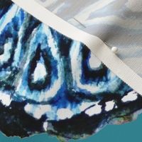butterfly Pillow// blue moth//  fat quarter project