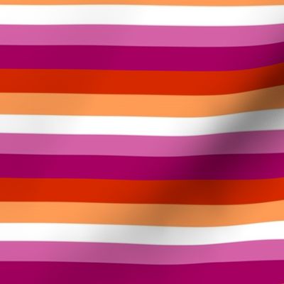 Lesbian Flag - 5 Color Small