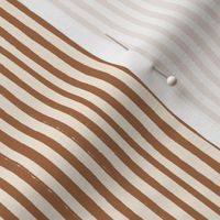 Rough Stripes - small brush strokes - tan