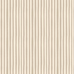 Rough Stripes - small brush strokes - taupe