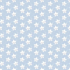 (micro scale) Sleepy Stars - pale blue - C21