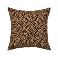 The minimalist boho leopard spots and animal print trend panther skin neutral summer cinnamon caramel brown black SMALL