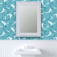 Waterways | Free On The Sea | Large | Sea Green