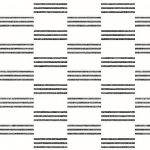 (small scale) Ella stripe - charcoal stripes home decor (triple dash stack)  - LAD21